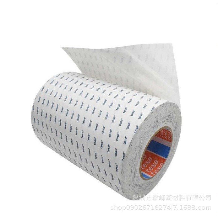 Tesa Tesa60999 прозрачный нетканый двусторонний скотч, высокопроницаемый, фиксированный, легко резать