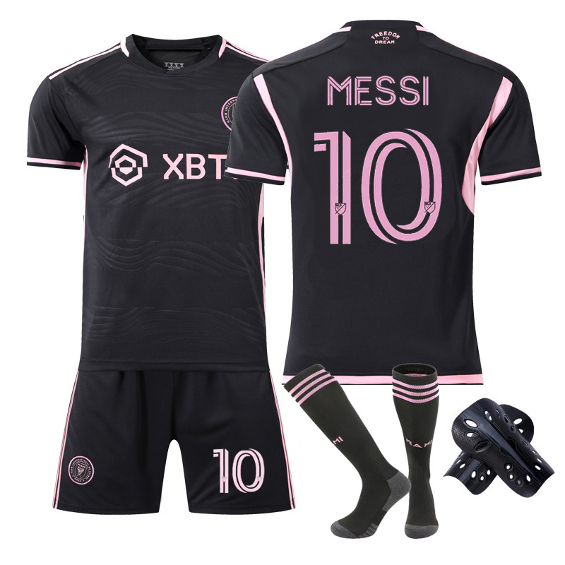 23 Miami Jersey Argentina No. 10 Messi Jersey Master Boys and Girls National Team Football Jersey Jersey
