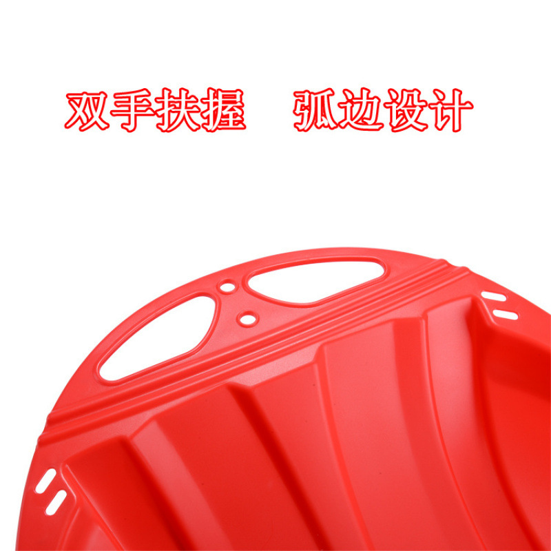 Thickened Wear-Resistant Grass Sliding Board, Sand Sliding Board for Kidsren, Outdoor Simple Plastic Ski Board, Winter Sleigh, Snow Walking and Skating
