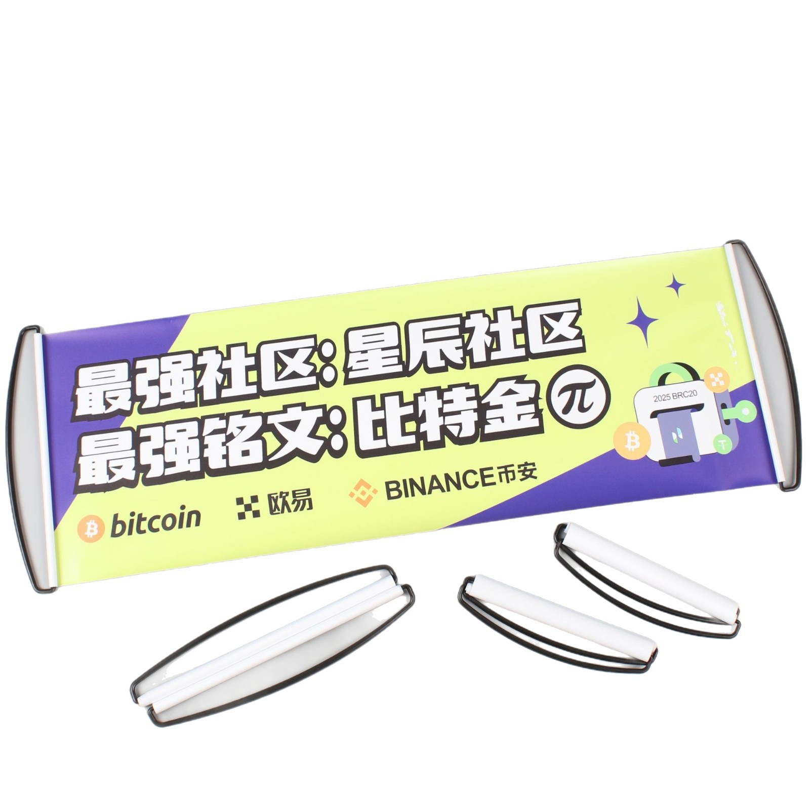 Manufacturer Customized Plastic Waterproof Retractable Hand-Pulled Flag Automatic Rolling Portable Telescopic Flag Advertising Banner Flag