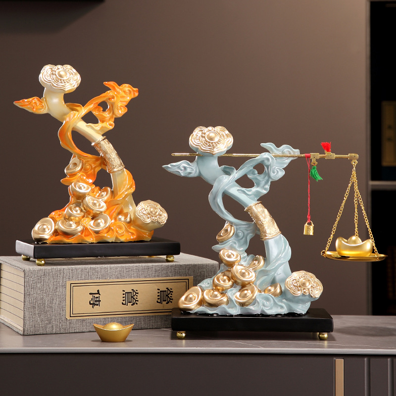 Pei Nali Satisfie New Chinese Style Ornaments Home Living Room Wine Cabinet TV Cabinet Decorations Housewarming New Home Gifts