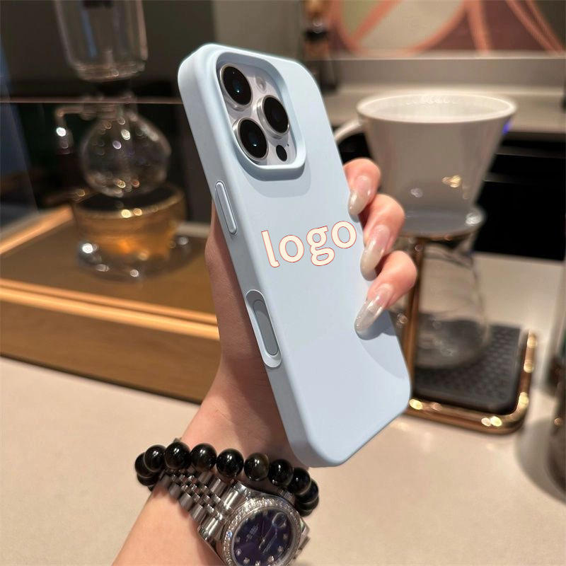 Жидкий силикон, подходит для чехла Apple 17Promax с интегрированной кнопкой камеры, модель Iphone15, новый 16Pro