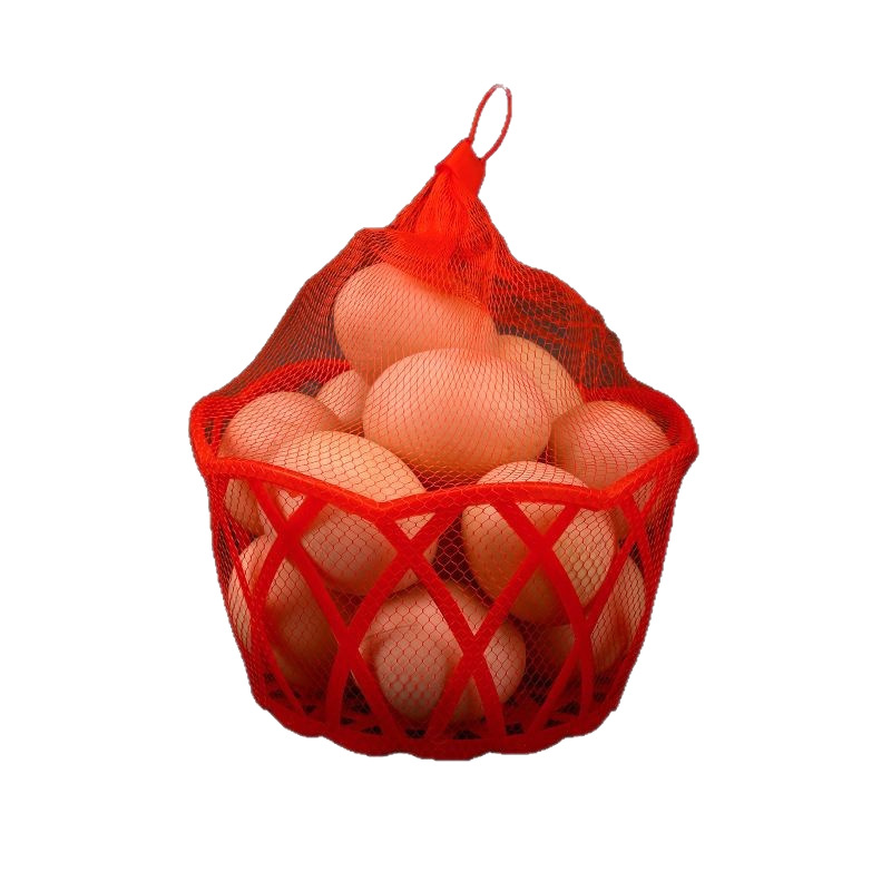 Egg Basket Mesh Bag Fruit Mesh Bag Small Mesh Dense Eye Plastic Mesh Wholesale Supermarket Firewood Egg Mesh Bag