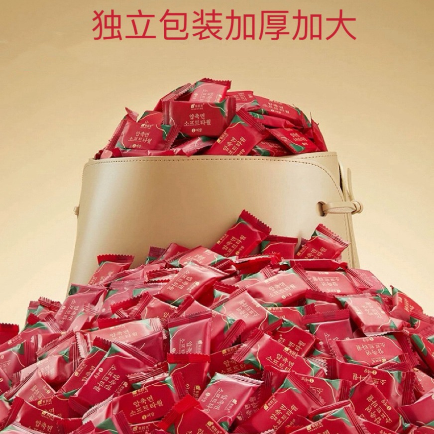 Одноразовое сжатое полотенце, чистый хлопок, утолщенное, легкое для переноски, для путешествий, ежедневного снятия макияжа, индивидуальная упаковка