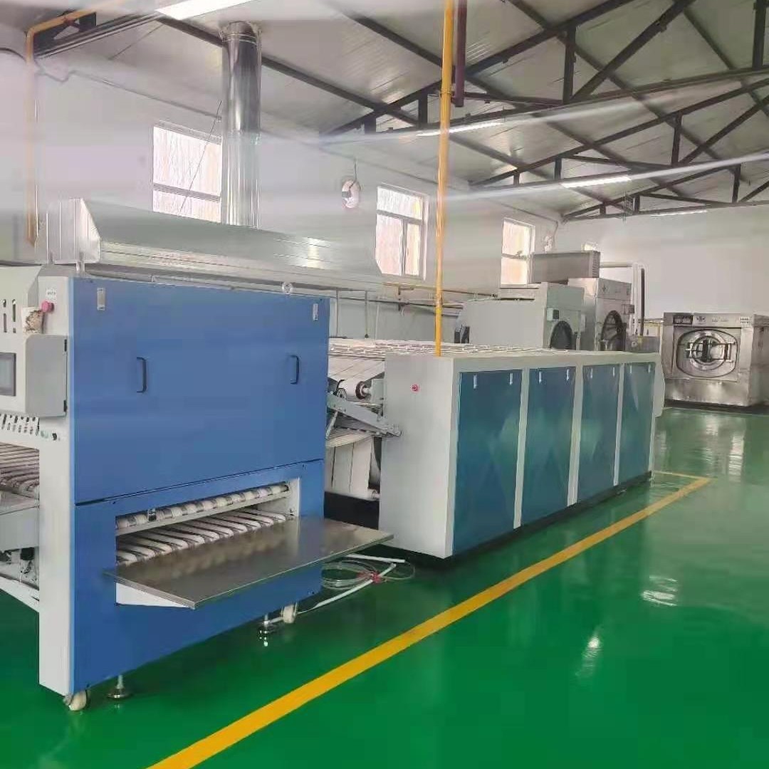 Паровая утюжная машина для простыней и пододеяльников, крупная роликовая утюжная машина для гостиниц, утюжная машина для штор в химчистке