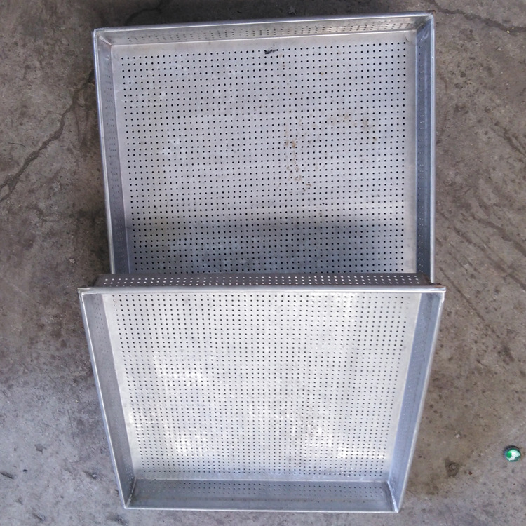 Metal tray white iron plate frozen iron plate galvanized plate turnover basket snow plate iron box stainless steel frozen plate