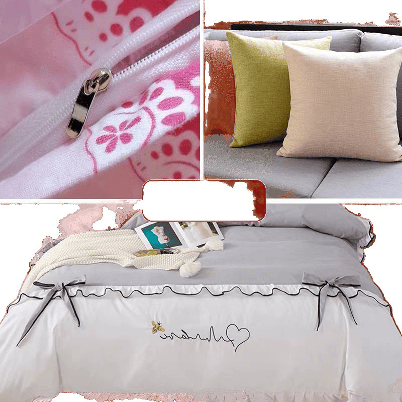 Quilt Cover with Special Zipper for Parents, Double-Ended Two-Way Zipper, Thickened Home-Use Cotton Quilt