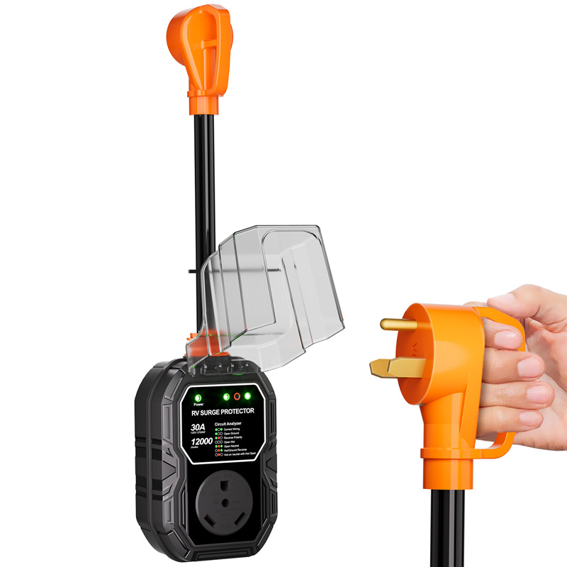 Cross-Border New 30A Rv Surge Protector 50A Rv Surge Protector Us Standard Rv Source Manufacturer