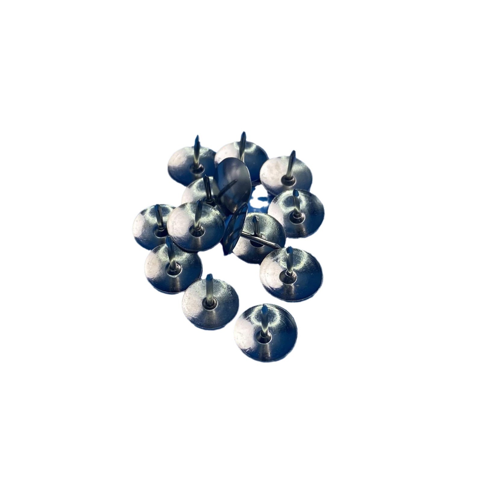 silver golden thumbtacks, wall nails, flat nails, table top nails, thickened nickel-plated anti-rust nails, curtain nails