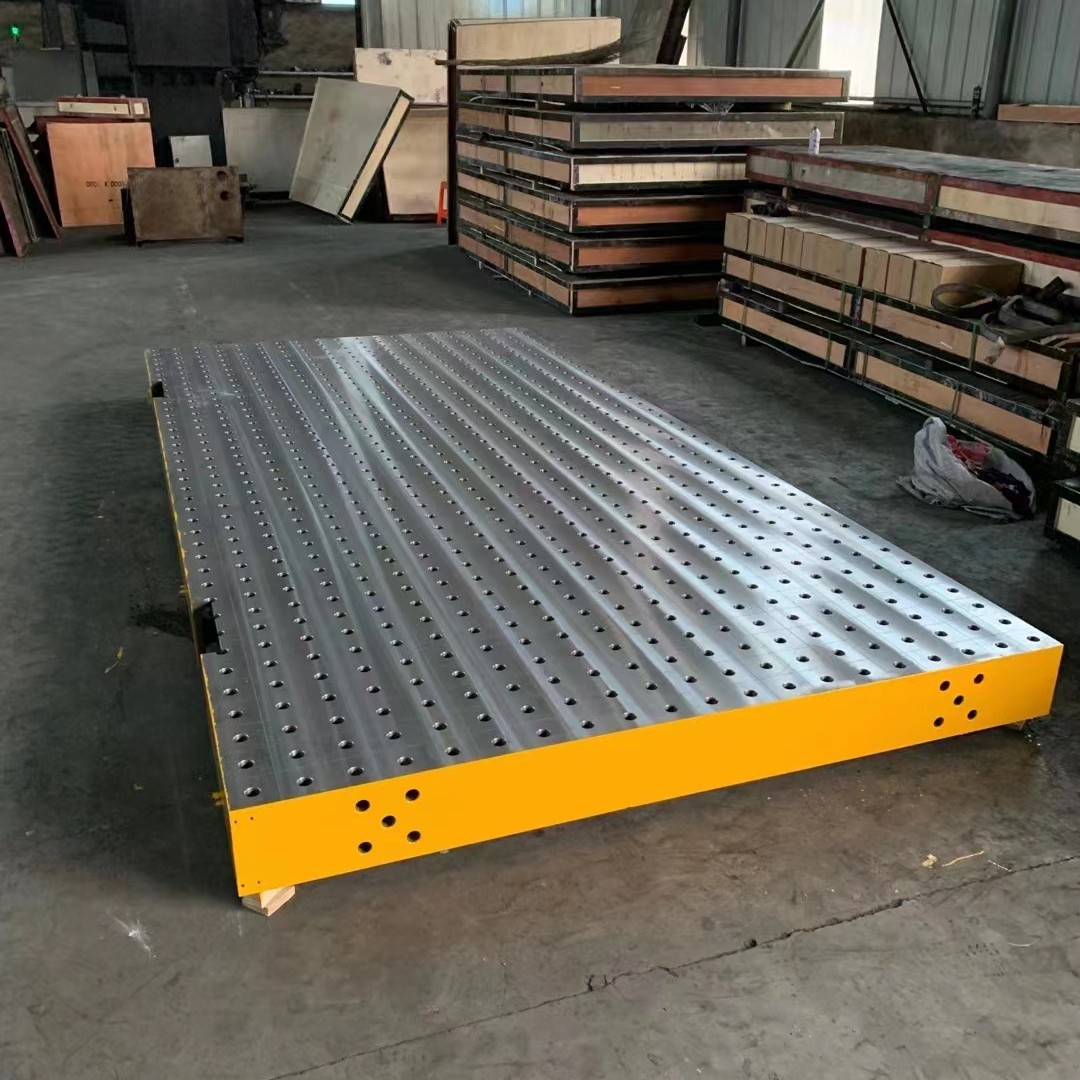 Cast Iron Three-Dimensional Flexible Welding Platform D28 Multi-Hole Positioning Platform Positioning Robot Welding Tooling Fixture