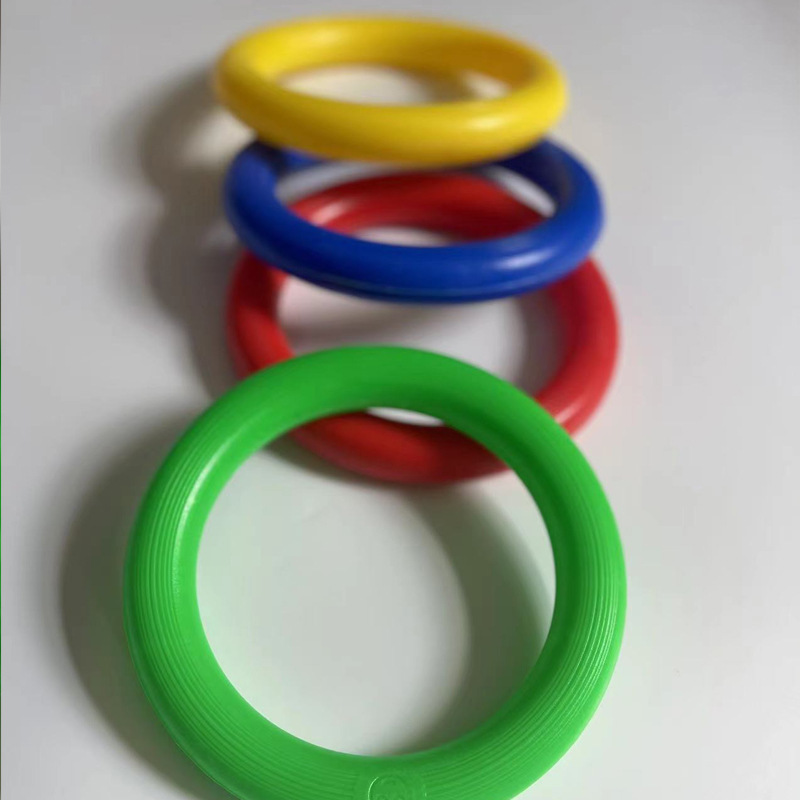 Early Education Gymnastics Circle Toy Hand Rattle Kindergarten Equipment Kidsren's Silent Toddler Gymnastics Ring Plastic Ring