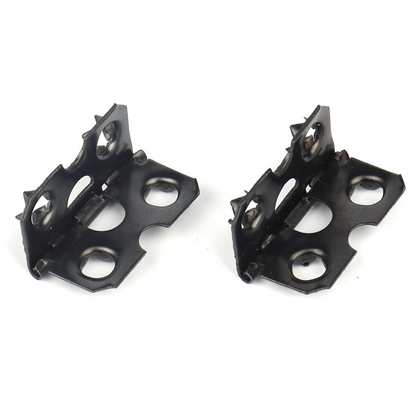 Photo frame back plate buckle cardboard hinge positioning black clip ear black hinge photo frame accessories 6229# butterfly buckle with barbed