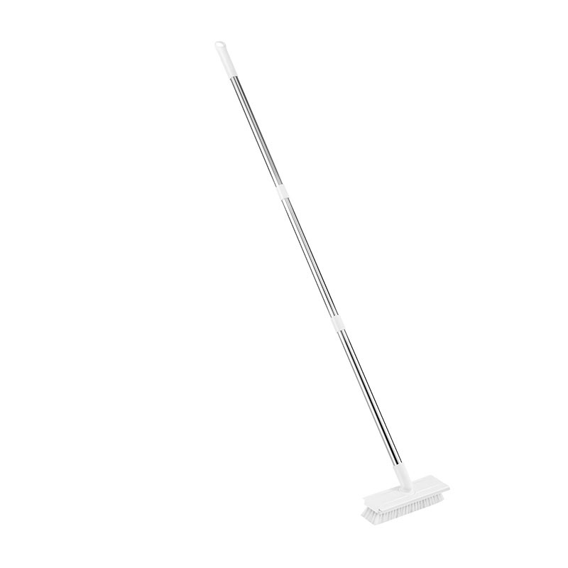 Household Two-In-One Long-Handled Floor Brush Hard-Bristled Brush Toilet Bathroom Floor Scrubbing Brush Tile Gap Cleaning Brush