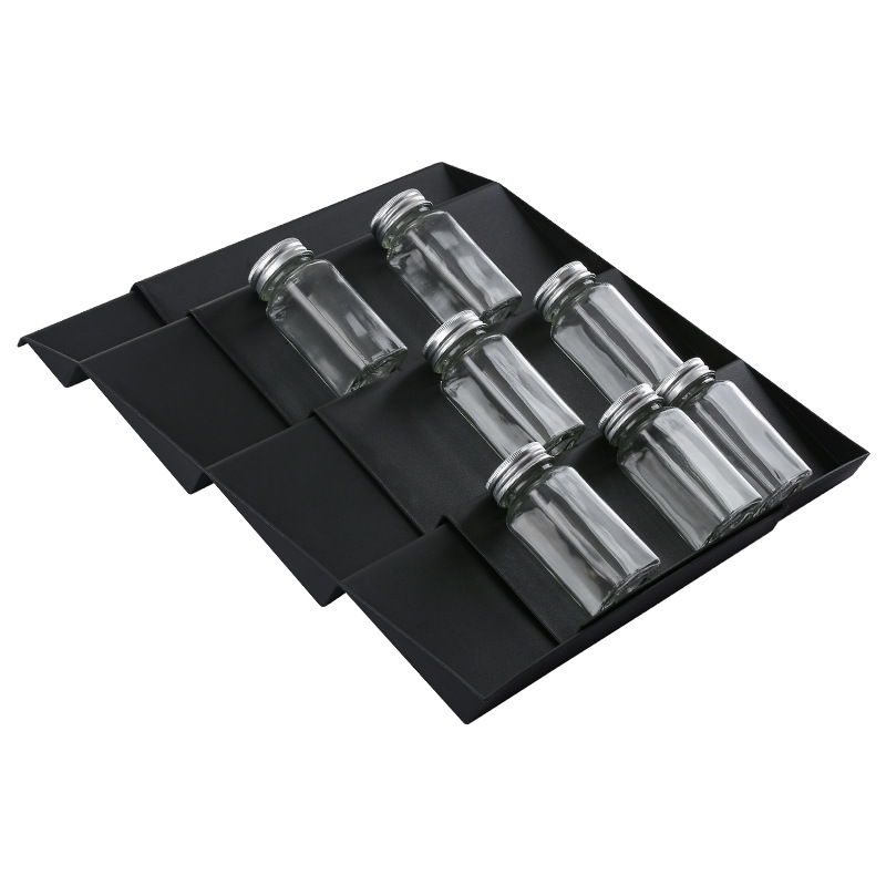 Spice Shelf Cross-border Stepped Seasoning Rack Kitchen Spice Bottle Seasoning Jar Storage Rack Drawer Storage Spice Rack