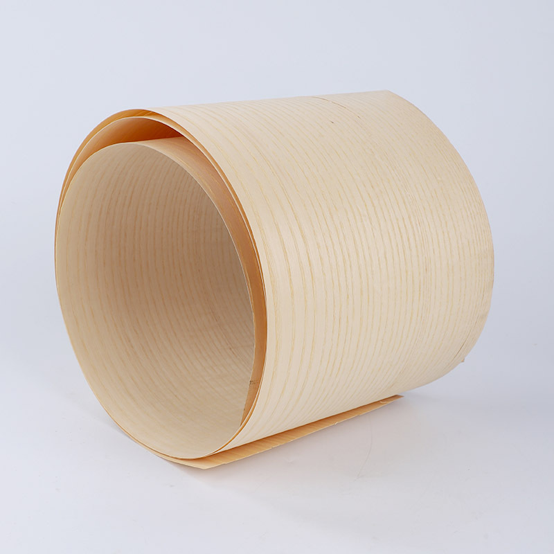 White cork wood natural veneer wood veneer wall panel straight grain veneer UV coating decorative panel cabinet decorative veneer