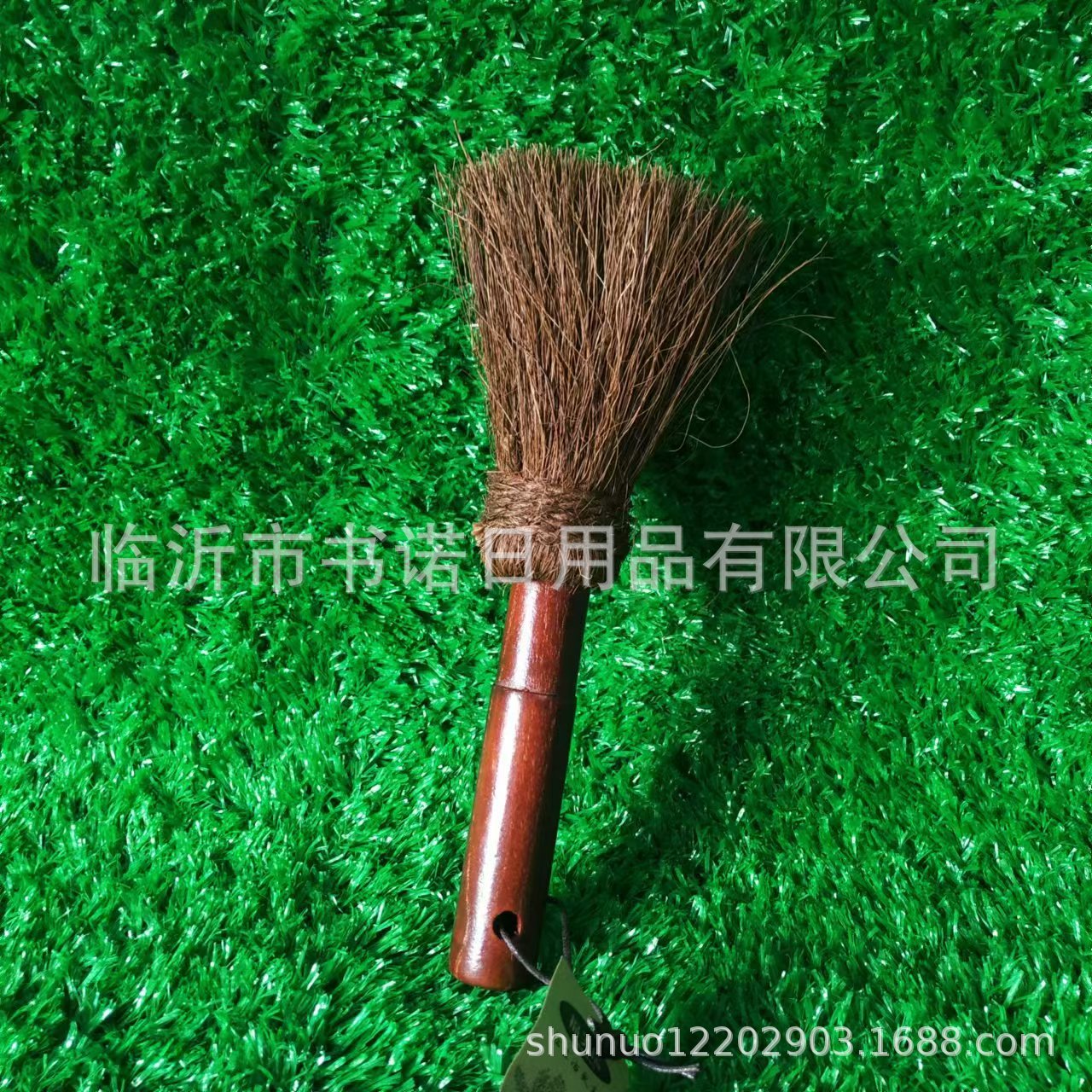 6289 Wooden Handle Brown Silk Brush Kitchen Oil-free Long Handle Pot Brush Housework Dishwashing Brush Sink Chopping Board Cleaning Brush