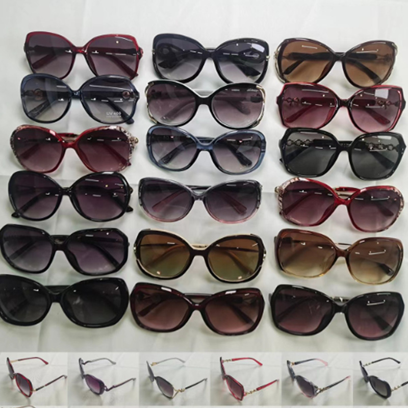 Manufacturer Women's Sunglasses, Fashionable and Trendy Sunglasses, Mixed Batch, Hundreds of Styles, Street Stall Sunglasses, Mixed Batches