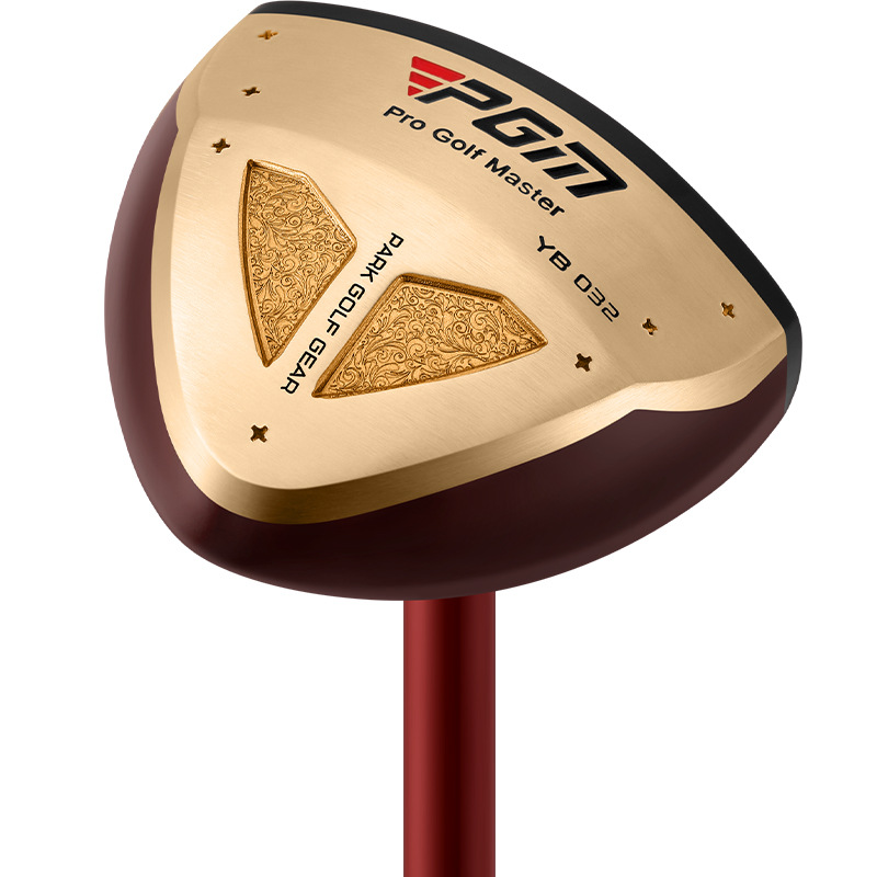 PGM Park Golf Club Single Male and Female Putter Maple Log Club Head Low Center of Gravity Gun Bag