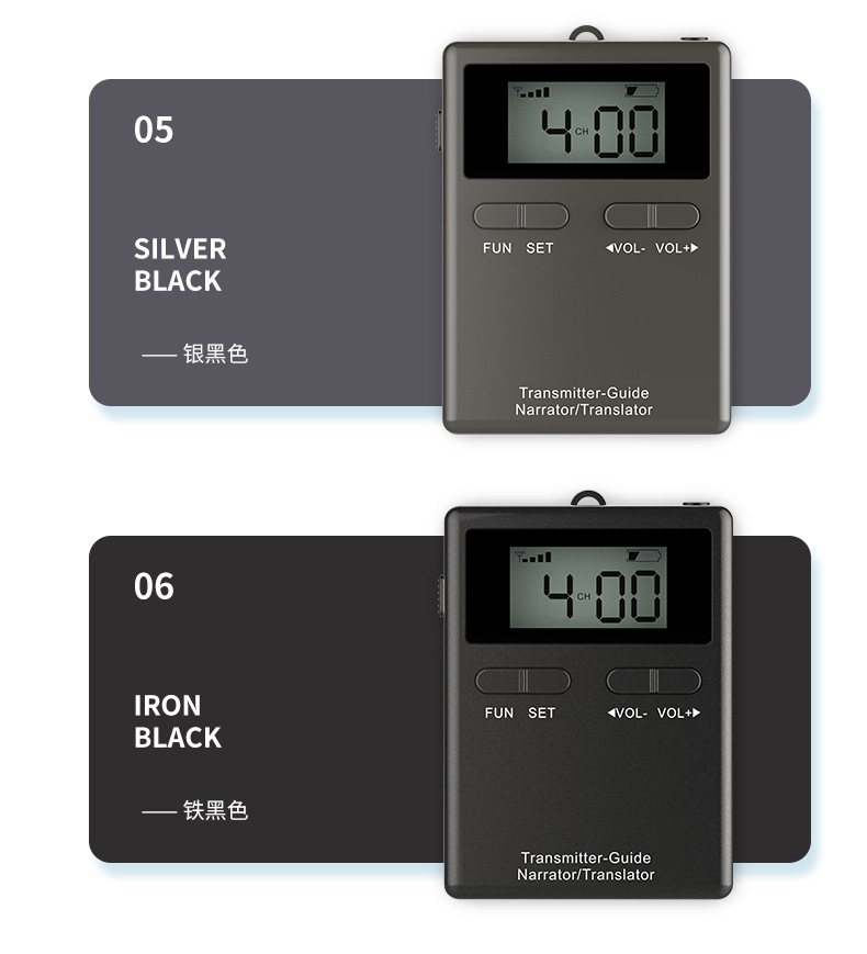 Wireless travel narrator business meeting training narrator one-to-many simultaneous interpretation equipment manufacturers supply