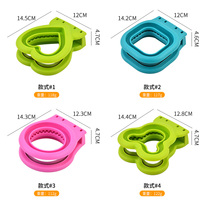 Factory Direct Sales Stainless Steel Sandwich Cutting Pocket Bread Tool Heart-Shaped Biscuit Cutting Mold