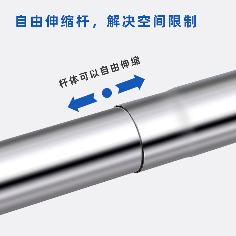 flagpole free telescopic pole 201 stainless steel round tube tight seamless telescopic tube bracket flagpole round tube factory