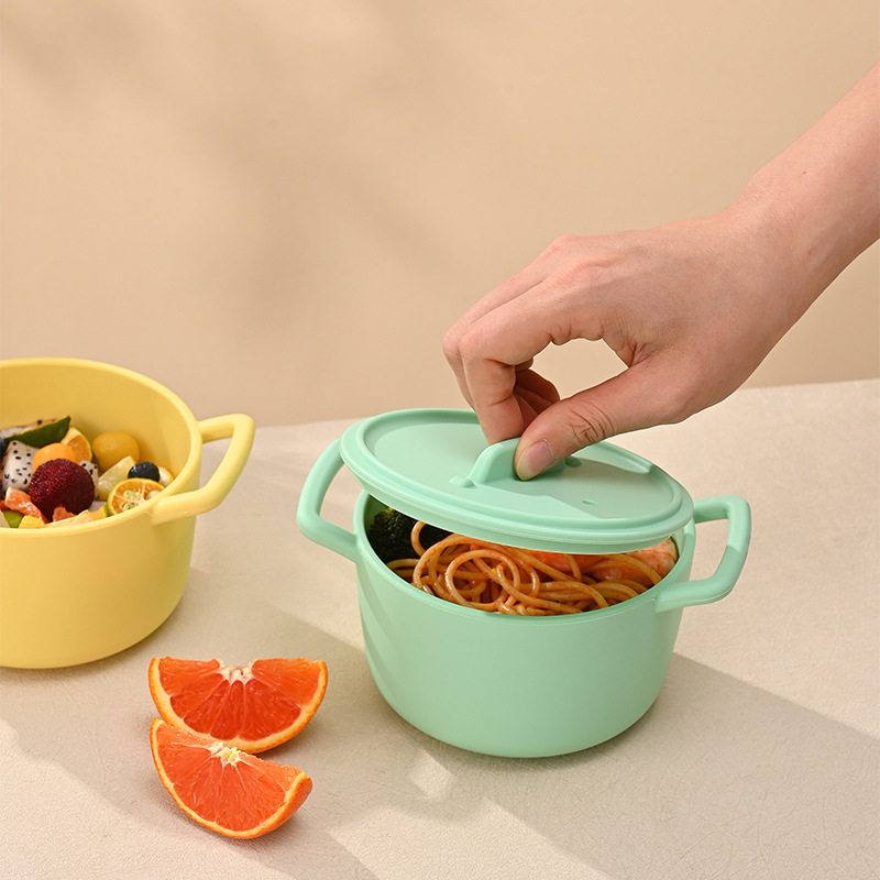 силиконовый контейнер с крышкой, микроволновая чаша для обеда, портативная чаша для офиса