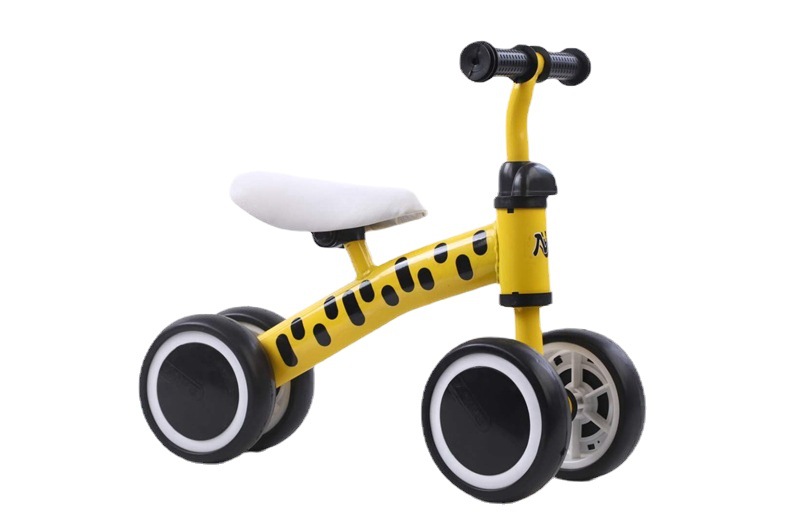 Children's four-wheel pedless 1-3 years old scooter walker exercise bike stroller