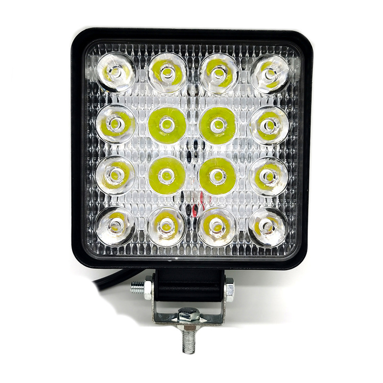 LED work light circuit board 16 beads-48W-crystal lamp beads high power 10-60V wide pressure self-supplied materials
