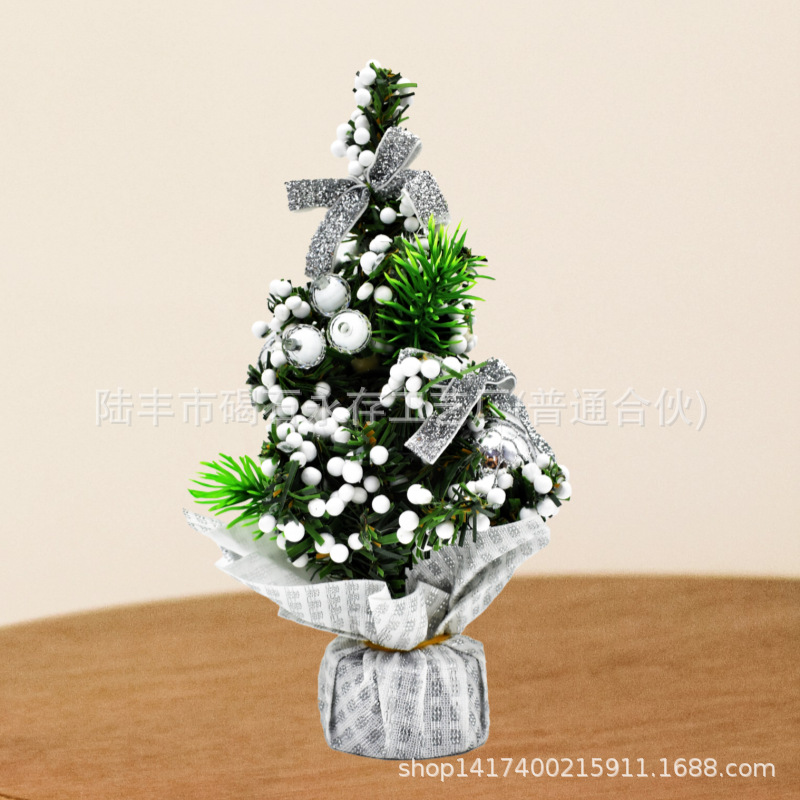 Jewelry Tree 20cm Mini Christmas Decoration Tree Christmas Holiday Shopping Mall Event Decorations Desktop Small Tree