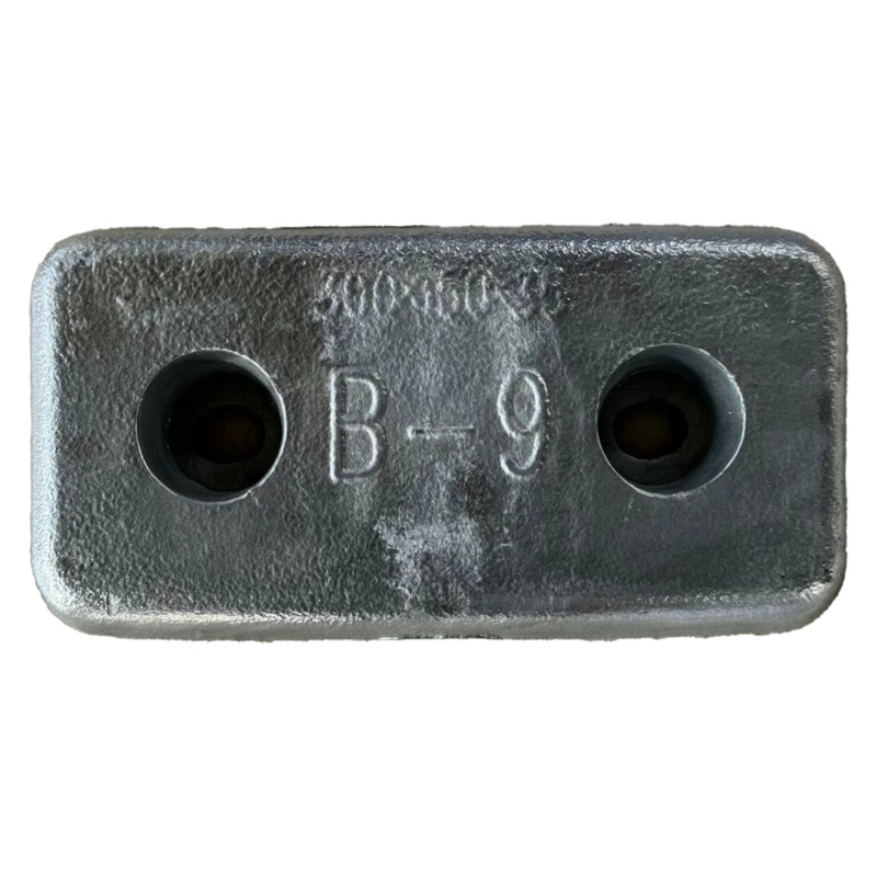 Bolt Connection Type Zinc Anode Ship Sacrificial Zinc Anode Zinc Alloy Block Zinc Rod Zinc Plate Cathodic Protection Anti-Corrosion Zinc Block