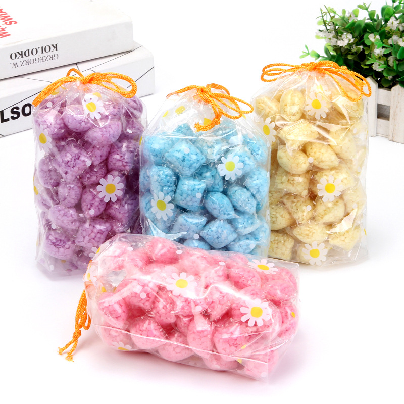 50 Bags of Soft Water Soluble Film Fragrant Beads Laundry Clothes Fragrant Beads