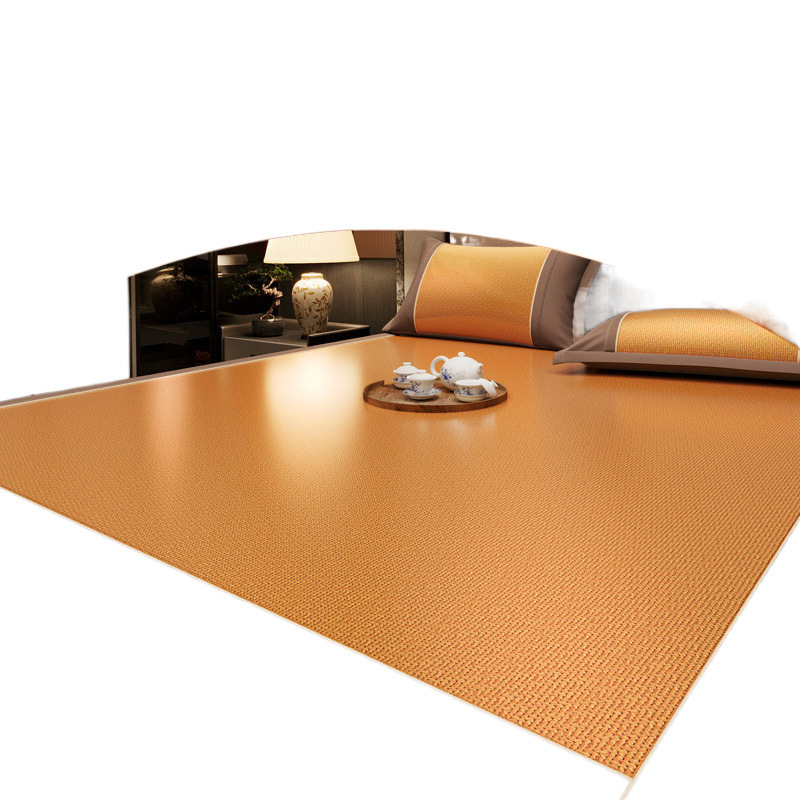 Latex Mat Summer 2024 New Rattan Mat Ice Silk Mat Summer Bed Sheet Style Straw Mat Bamboo Mat Baby Can Be New