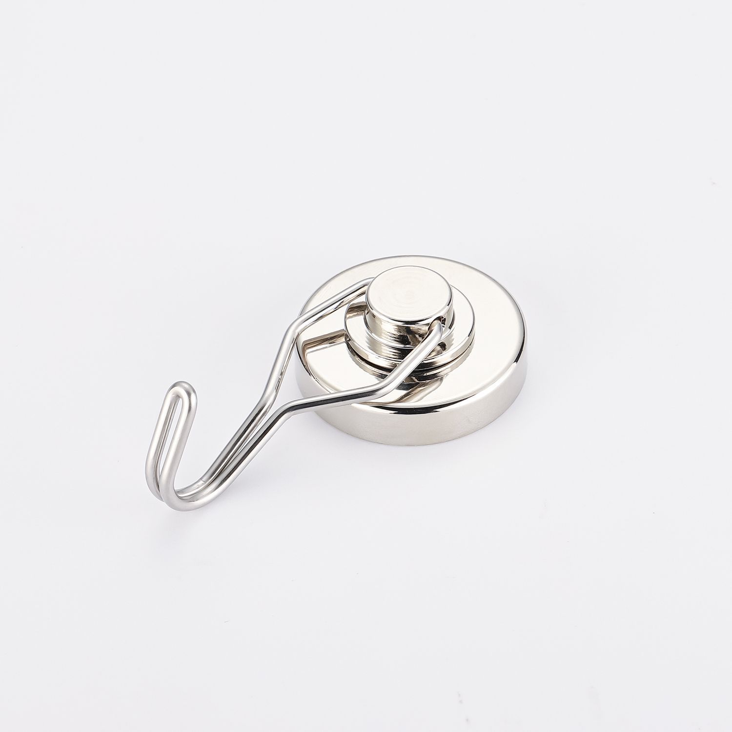 Powerful rotating magnetic hook NdFeB magnet round magnet kitchen multifunctional non-perforated strong magnetic hook