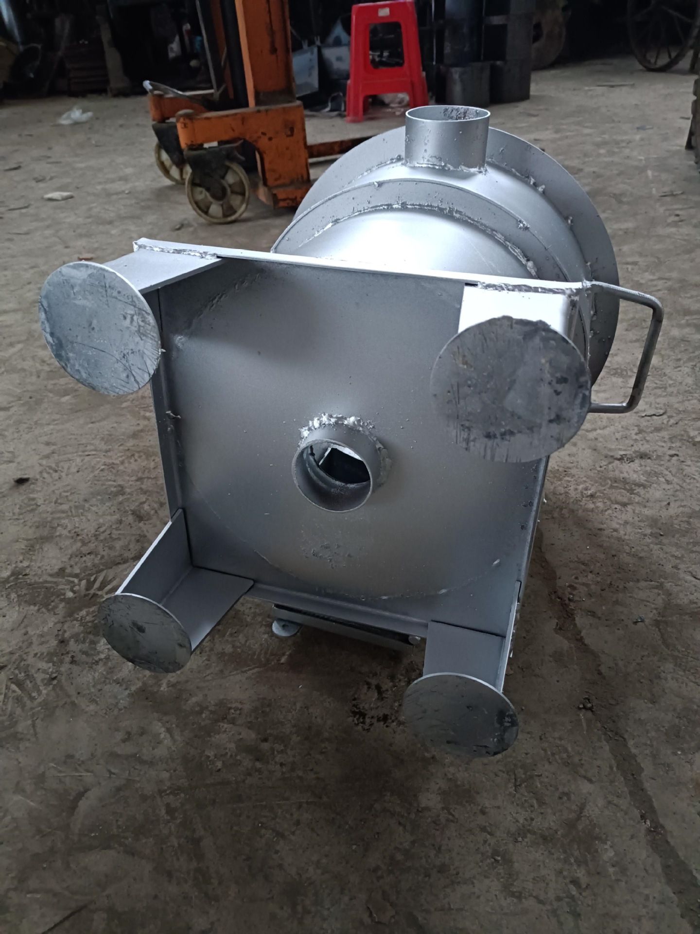 Inner Thickeneded Gasifier New Smokeless Wood-Burning Stove Rural Fierce Fire Outdoor Mobile Boiler Stove