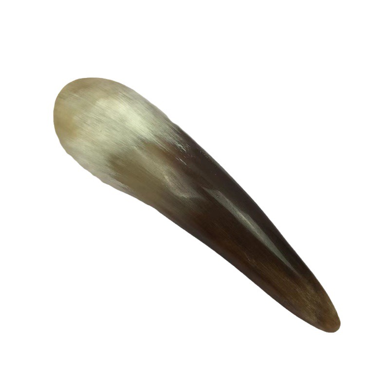 Factory wholesale horn comb horn horn horn scraping tube big tea spoon horn scraping tube tendon point pen