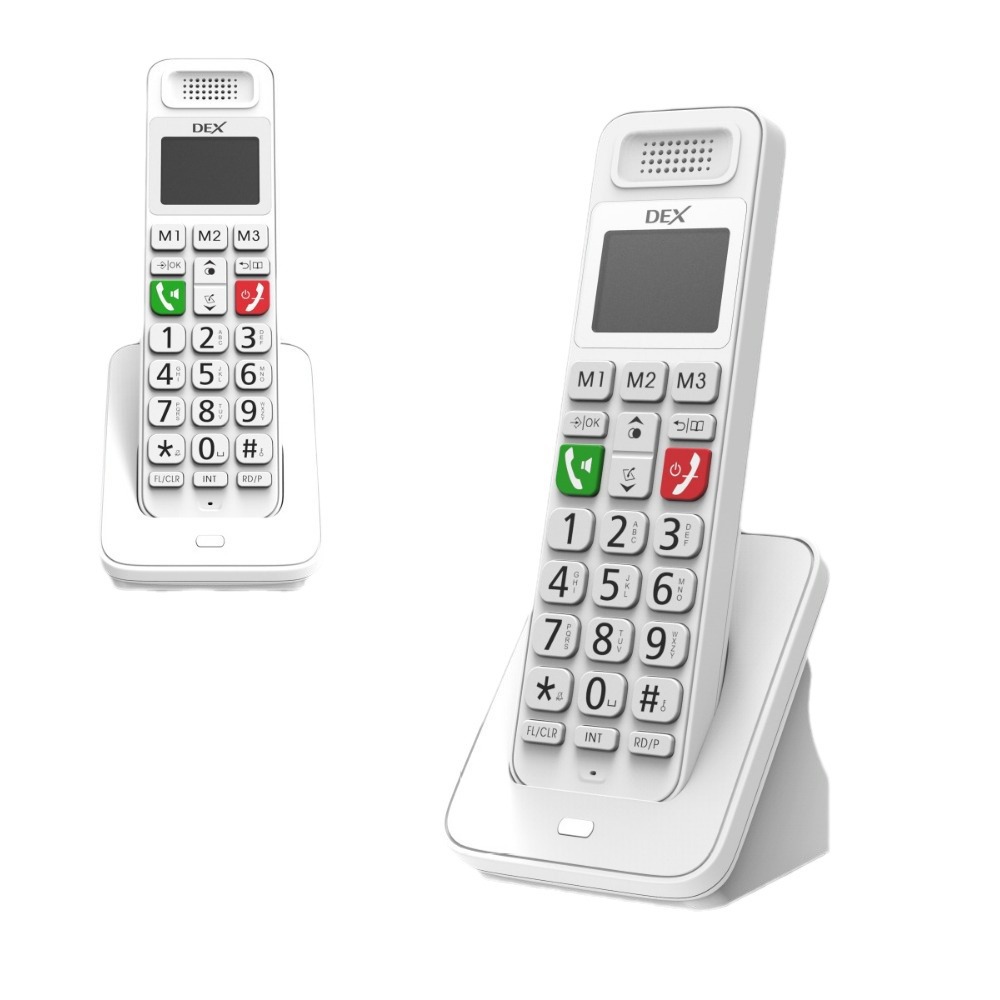 In stock large and reliable D1018 business office home handheld digital cordless telephone low radiation cross-border