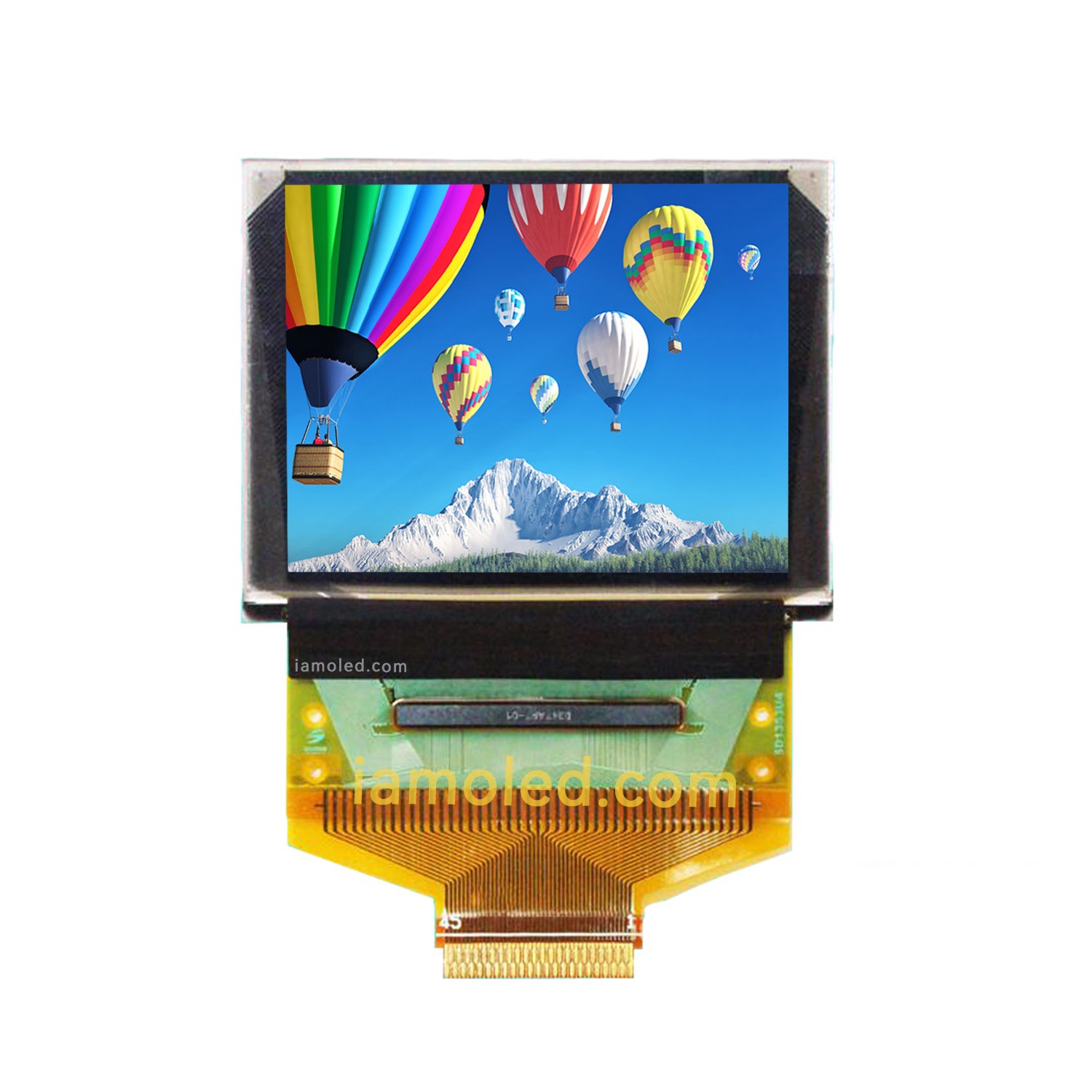 1.77-inch color extension cable oled LCD screen QG-6028GDEAF02 extension 45pin connector