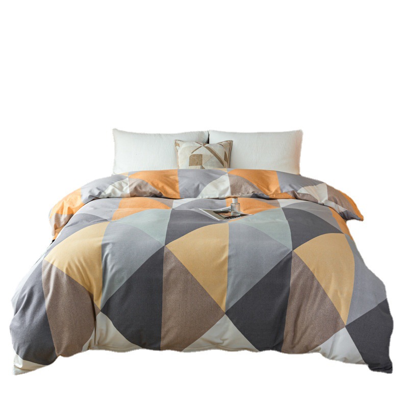 Cotton Sanding Quilt Cover Single Product Modern Simple Single Double Dormitory Thickened Quilt Cover Cotton Quilt Cover Single Piece Wholesale