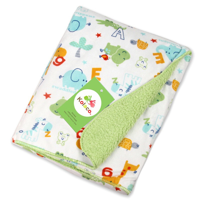 Roufei Baby Blanket Baby Blanket Double-layer Baby Blanket Short Plush Blanket
