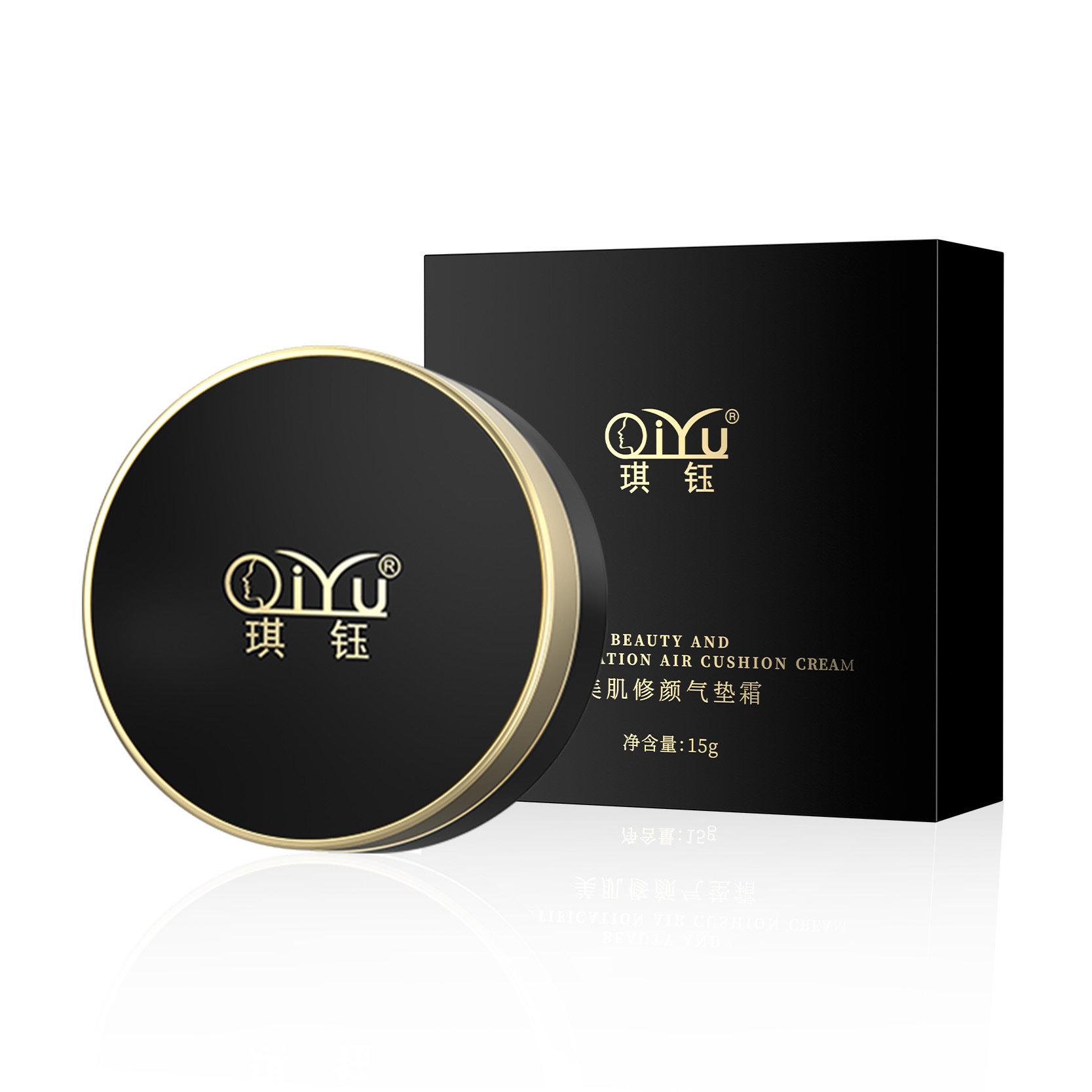 Studio Makeup Artist's Special Foundation Cream, Soft and Repairing Air Cushion Cc Cream, Long-Lasting Makeup Concealer for Oily and Dry Skin, No Powder Sticking