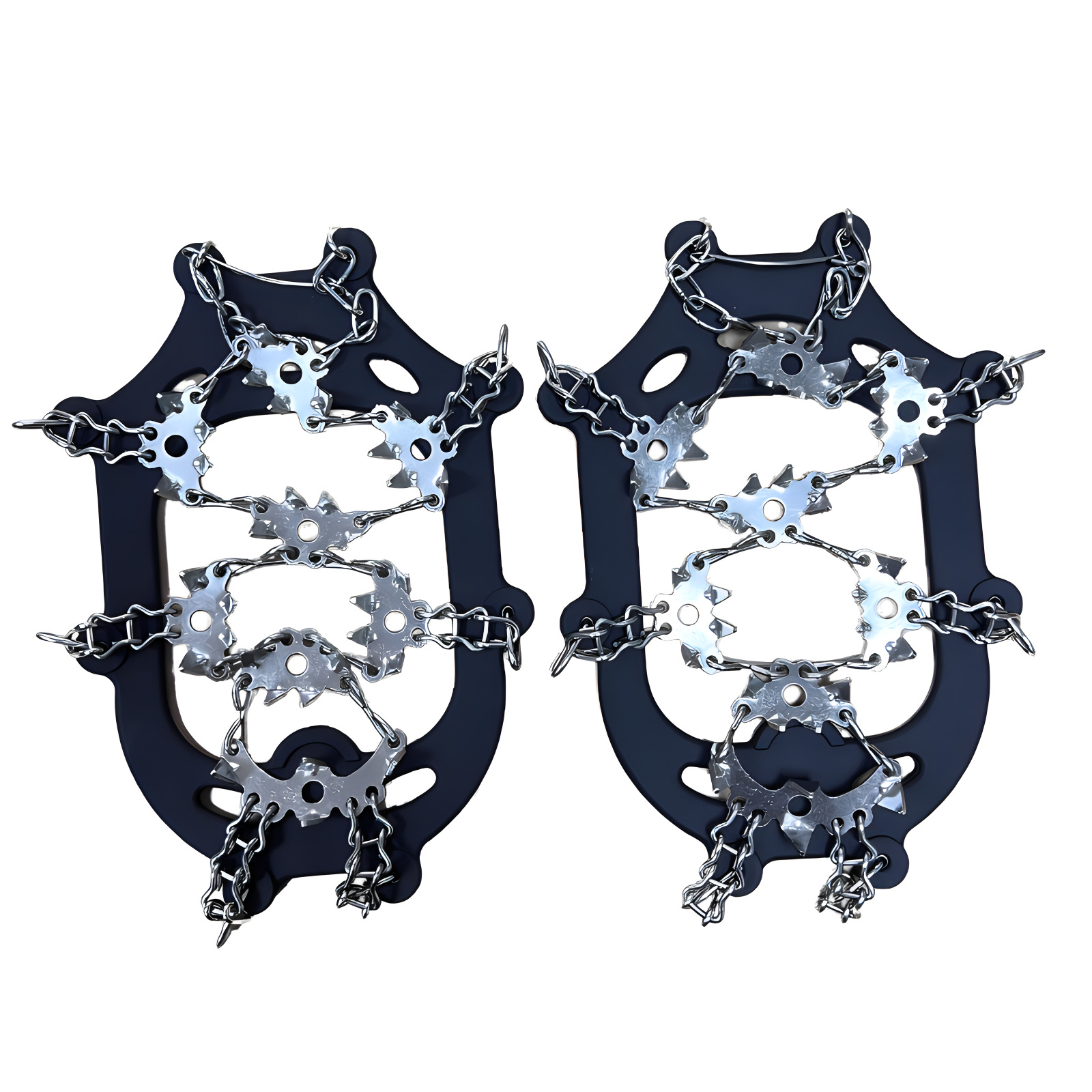 Factory in stock Direct Supply 28 Tooth Stainless Steel Chain Ice Claw 32 Tooth Chain Shoe Spike Mountain Climbing Ice Claw