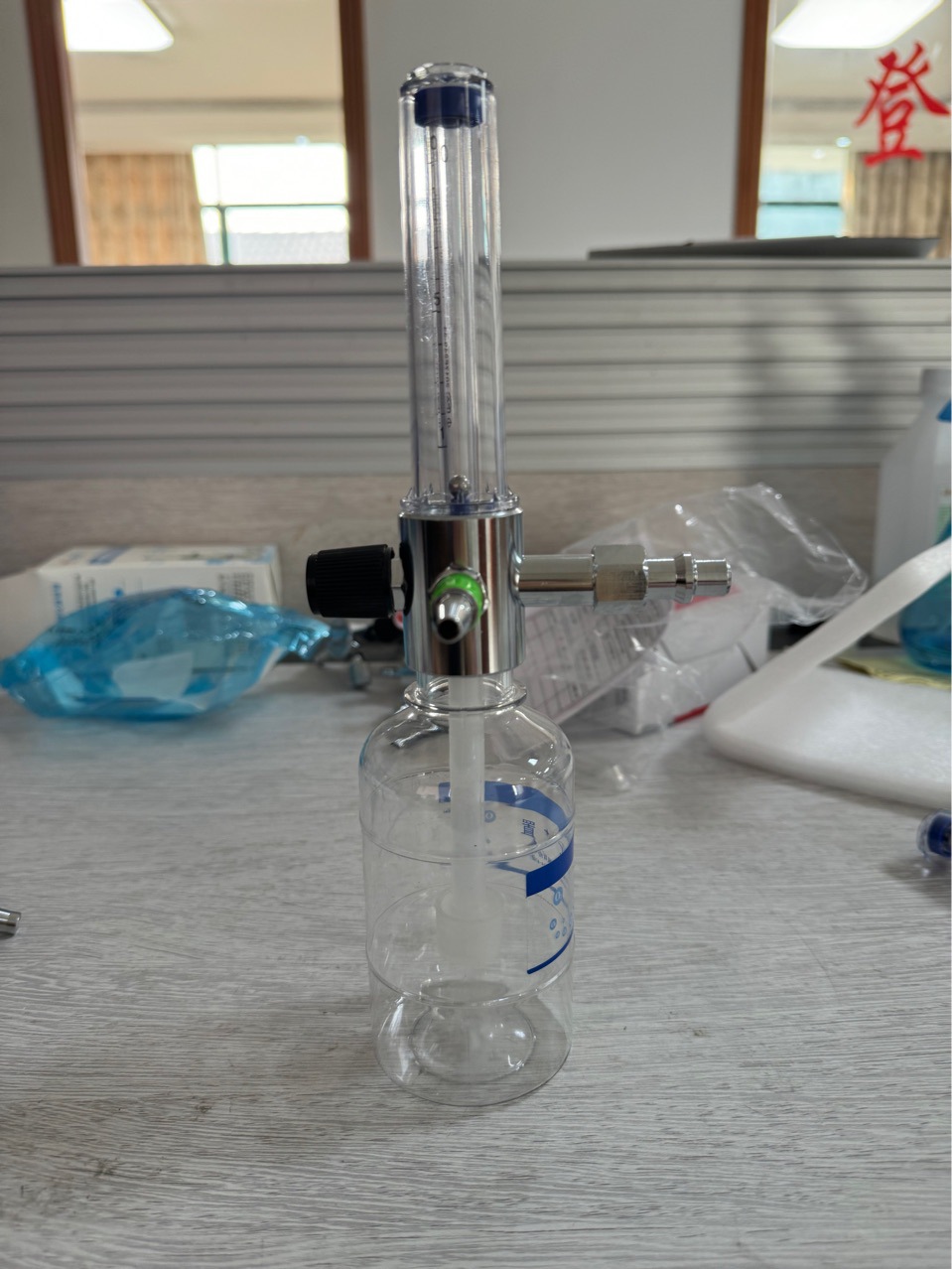 Flowmeter Atomization Flowmeter Oxygen Meter for Wall Oxygen Inhaler Hospital Center Oxygen Supply System for Moon Landing