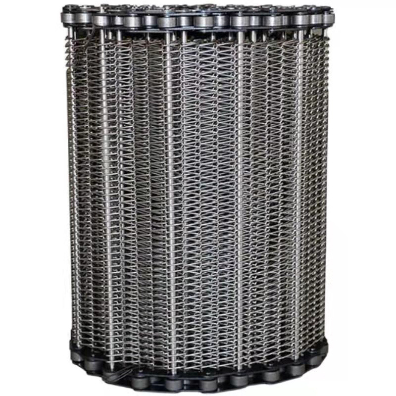 304 Stainless Steel Conveyor Belt Assembly Line Transport Belt Food Conveyor Belt Stainless Steel Mesh Chain Flexible