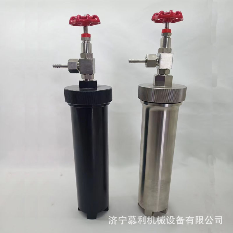 Supply of Mining Stainless Steel Coal Sample Tank Wtc Type Coal Sample Tank in Stock Portable Aluminum Alloy Coal Sample Barrel Gas Tank