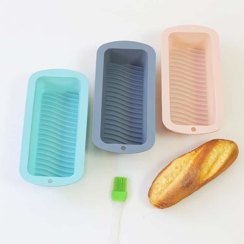 Food Grade Silicone Toast Mold Non-Stick Easy to Release Rectangular Cake Grinding Tool Baking Tool Mountain Bread Mold