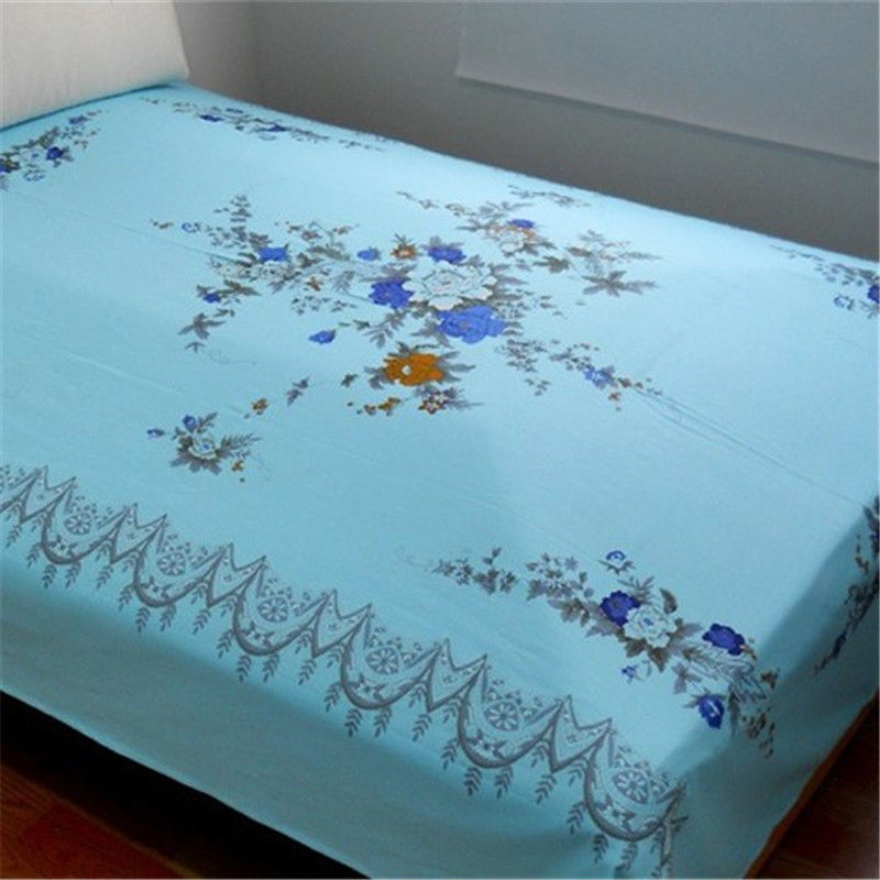 Old Shanghai National Old-Fashioned Printed Bed Sheets and Quilt Cover Four-Piece Set