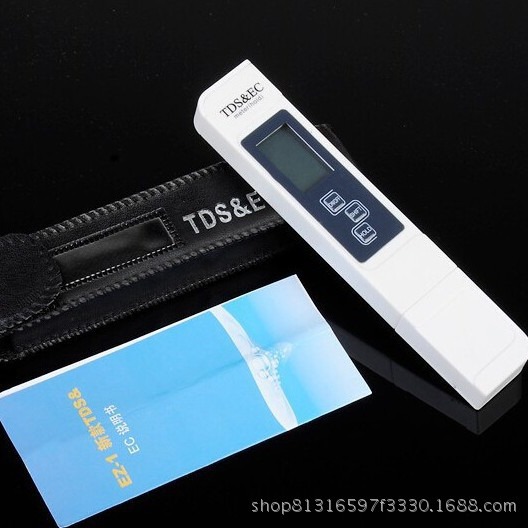 TDS & EC Conductivity Meter Temperature Detector Pen EC Test Pen Fertilizer Concentration Fertility Measurement Hydroponics Salinity