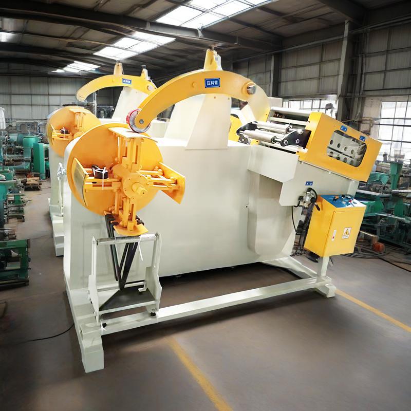 Stamping Two-In-One Material Rack Correction Machine Manufacturer Direct Sales 200-600 Roll Material Stamping Automatic Unrolling and Leveling Equipment