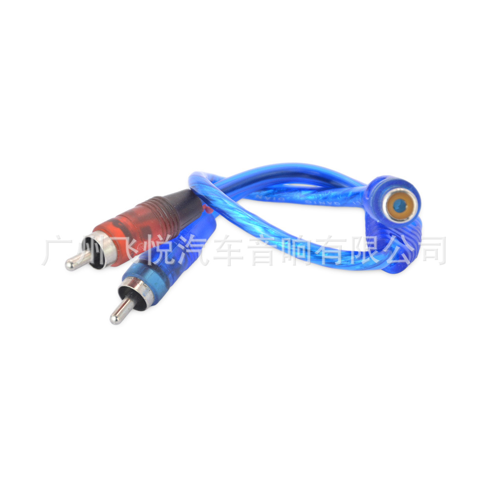 Factory Direct sales RCA audio cable one male two female one female two male audio modification audio conversion cable frequency division cable