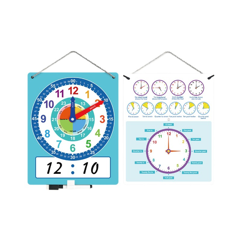 cross-border in stock children clock model primary school students teaching clock teaching aids time cognitive learning teachers' teaching aids